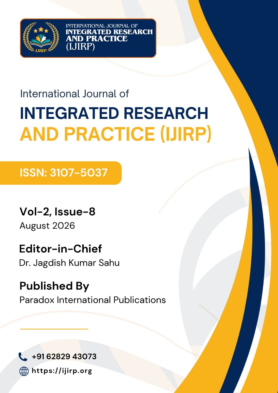 					View Vol 2, Issue 8, August 2026
				